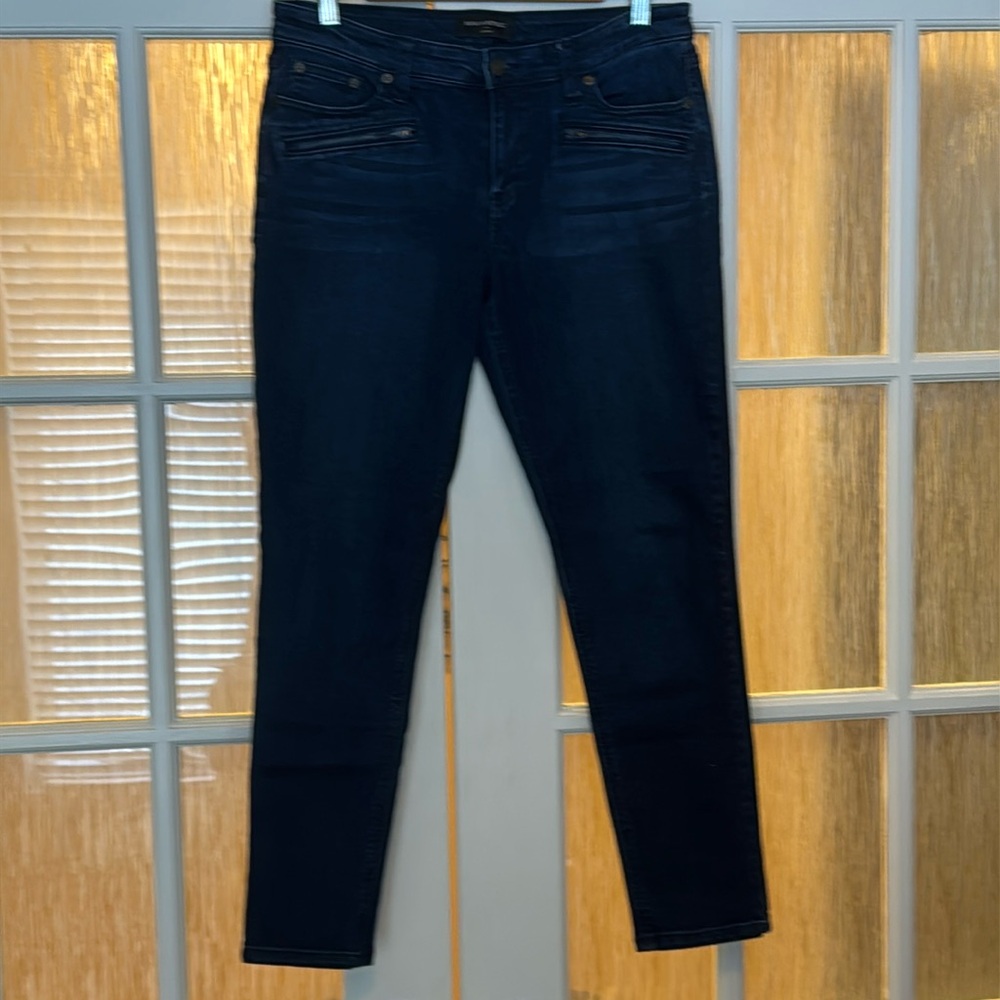 Banana Republic Women’s Dark Moto Legging Size 10R Like New Dark Wash